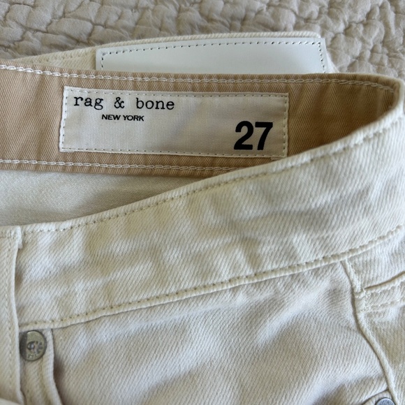 Rag & Bone Logan Wide Leg Jeans in Bone 27 - Picture 5 of 7